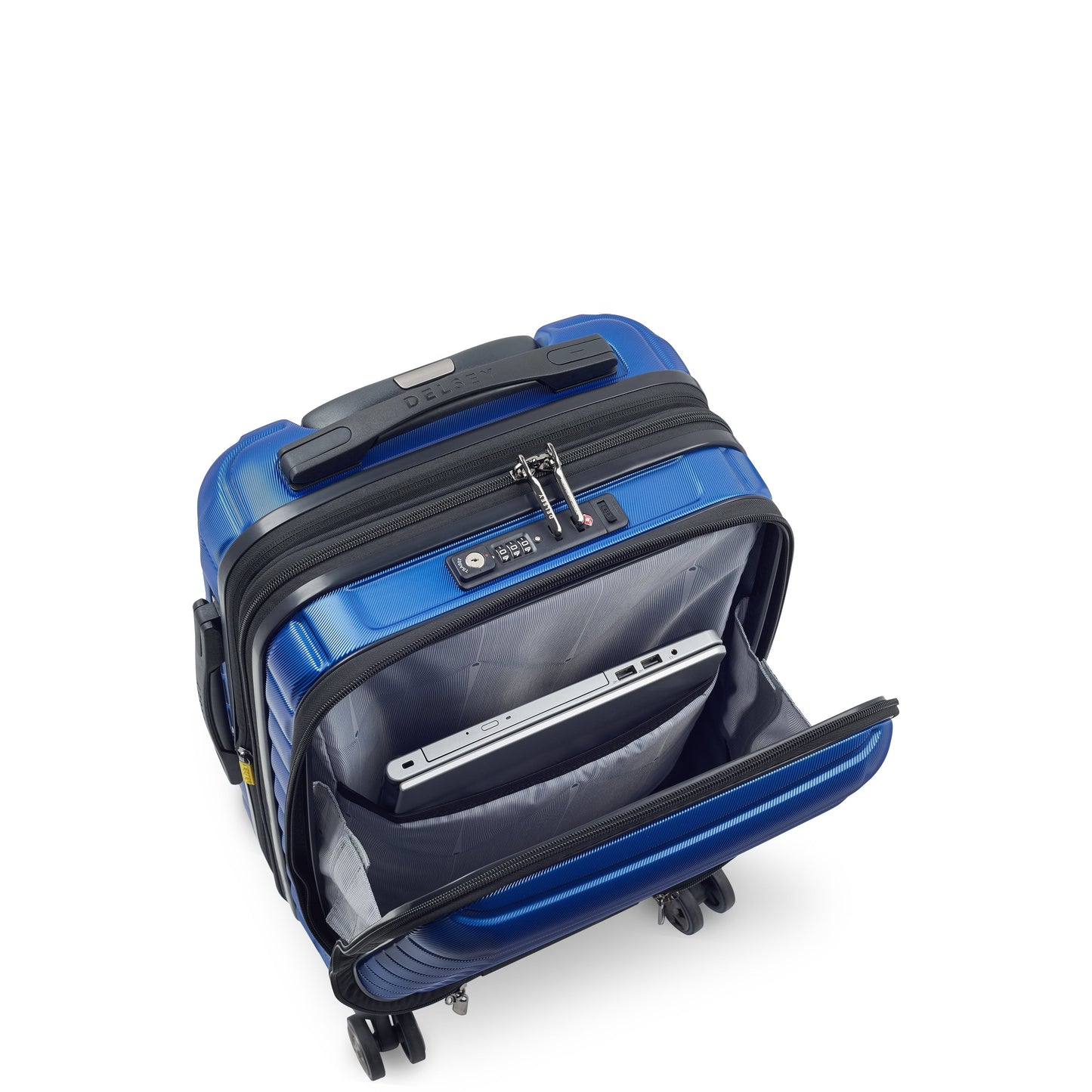 Mala de Bordo Expansível com Porta Notebook - Azul - Shadow 5.0