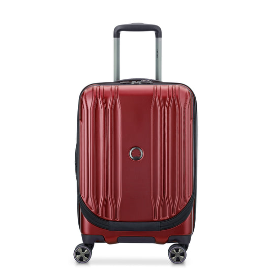 Mala de Bordo Expansível com Porta Notebook - Vermelho