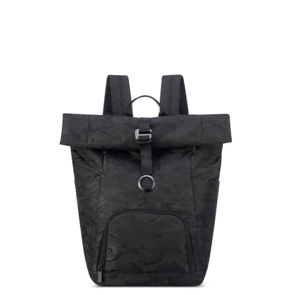 Mochila para Notebook Roll Top - Preto Camuflado - Citypak