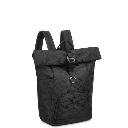 Mochila para Notebook Roll Top - Preto Camuflado - Citypak